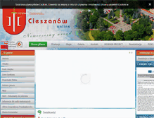 Tablet Screenshot of cieszanow.eu